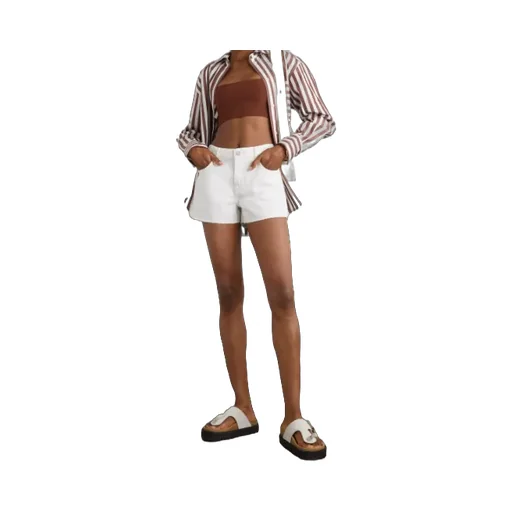 Le Grand Garcon Frayed Denim Shorts