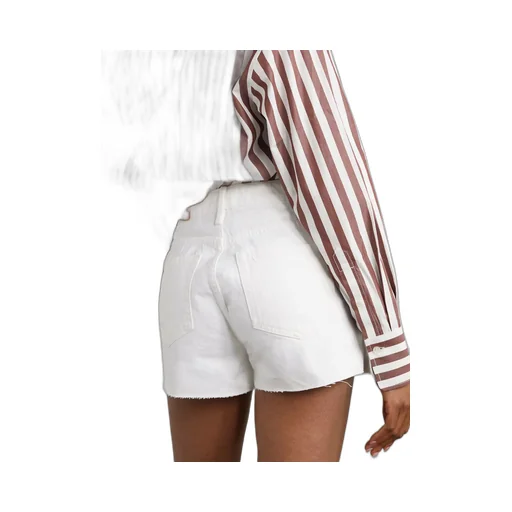 Le Grand Garcon Frayed Denim Shorts