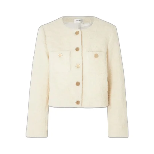 Round-Neck Short Coat