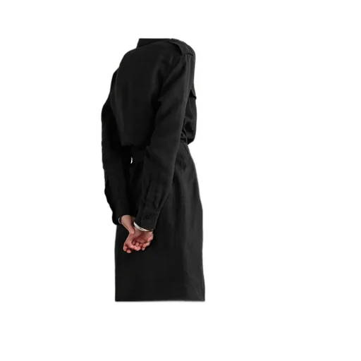 Marcia's Midi Shirt Dress With A Belt