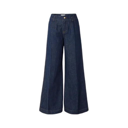 High-Waisted Wide-Leg Jeans