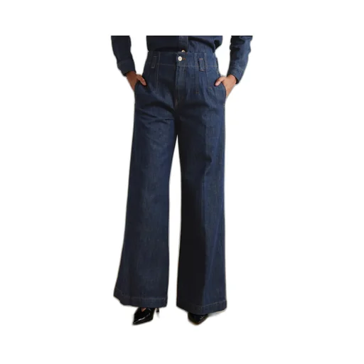 High-Waisted Wide-Leg Jeans