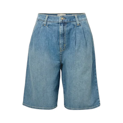 Julie's Pleated Denim Shorts