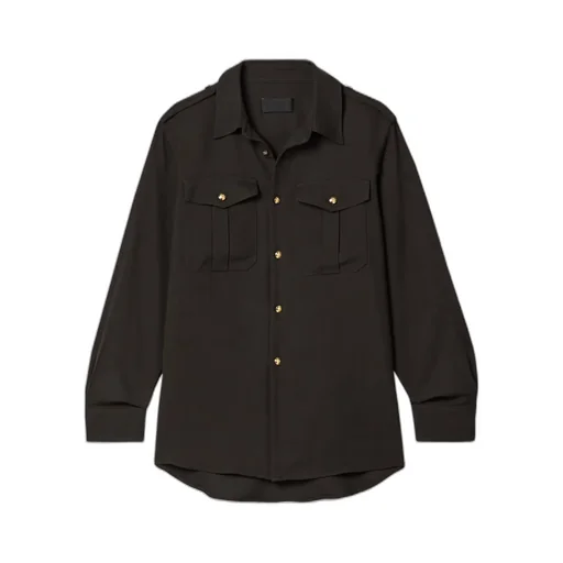 Button-Down Long-Sleeved Shirt