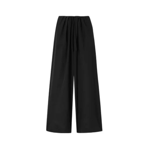 Mid-Rise Wide-Leg Trousers