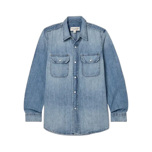 Nais Long-Sleeved Denim Shirt