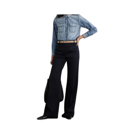 Nais Long-Sleeved Denim Shirt