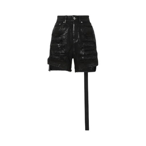 Antique Metallic Coating Shorts