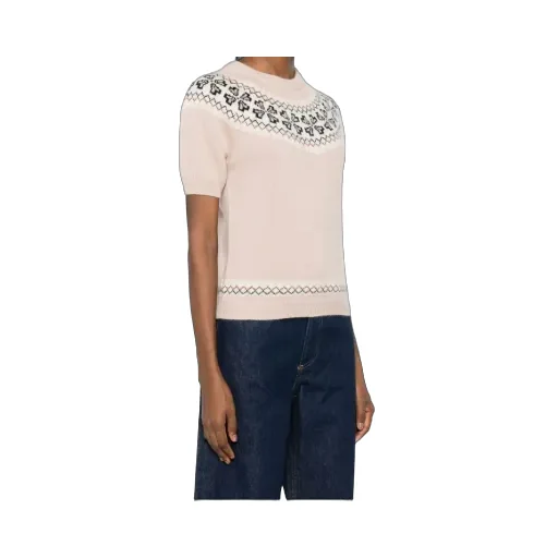 Short-Sleeved Sweater