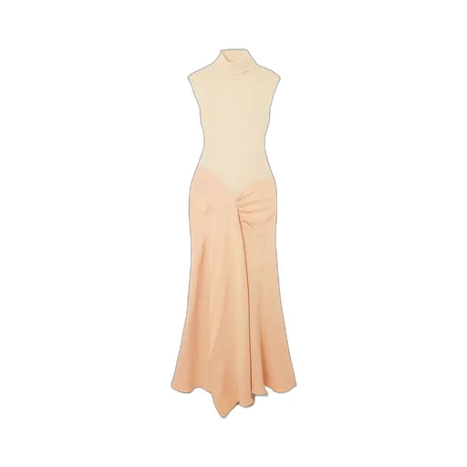 High Neck Sleeveless Dress