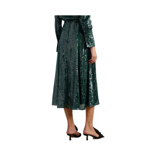 Embellished Sequined Skirt