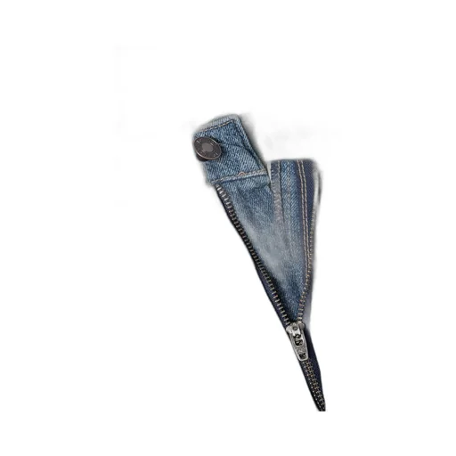 Ebony Paneled Two-Tone High-Rise Denim Trousers