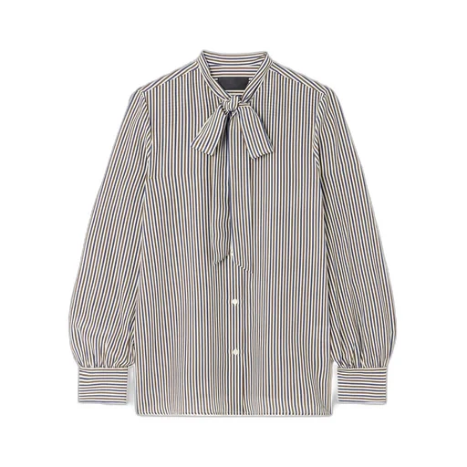 Striped Long-Sleeved Shirt