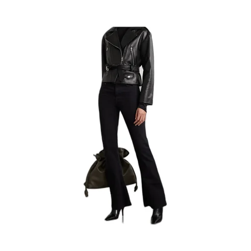 Zippered Leather Jacket