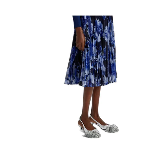 Pleated Midi Skirt