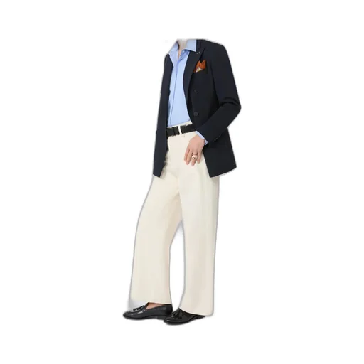Long-Sleeved Suit Jacket