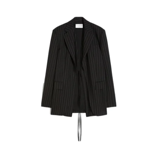 Pinstripe Suit Jacket