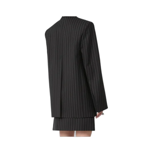 Pinstripe Suit Jacket
