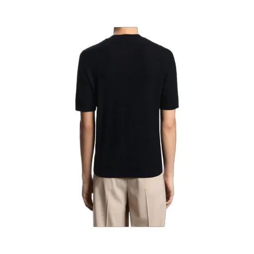 Short-Sleeved Crew Neck Pullover