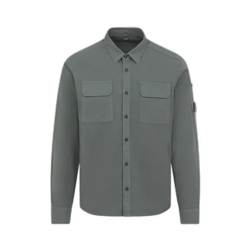 C.P. Company Long-Sleeved Button-Up Shirt