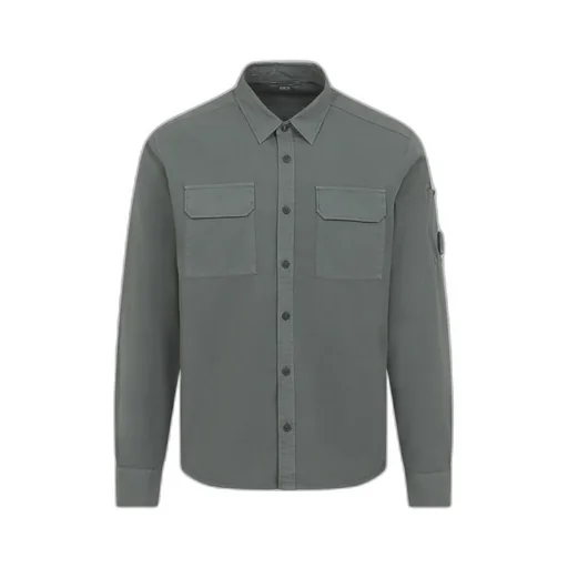 C.P. Company Long-Sleeved Button-Up Shirt