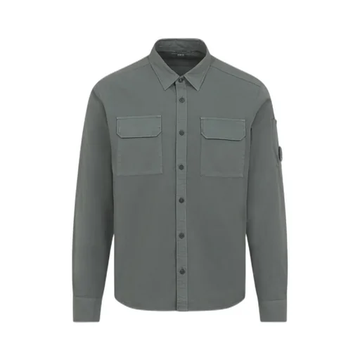 C.P. Company Long-Sleeved Button-Up Shirt
