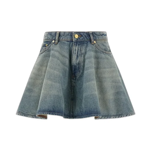 Ganni Tint Rigid Denim Skirt