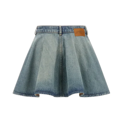 Ganni Tint Rigid Denim Skirt