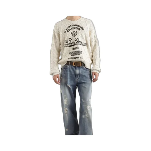 Dolce & Gabbana Interwoven Pattern Pullover