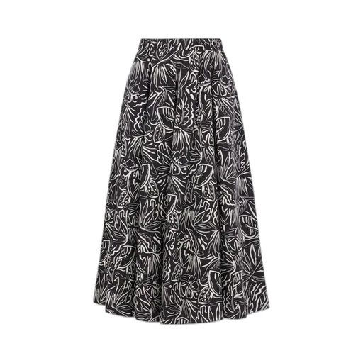Aspesi Graphic Printed Maxi Skirt