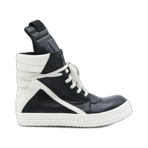 Rick Owens High Top Lace Up Sneakers