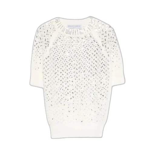 Crystal-Embellishment T-Shirt