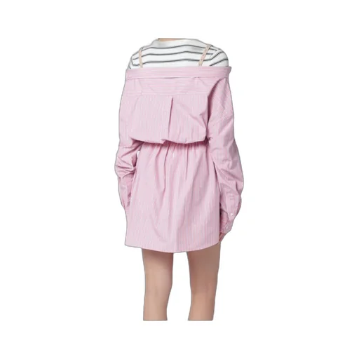 Striped Poplin Dress