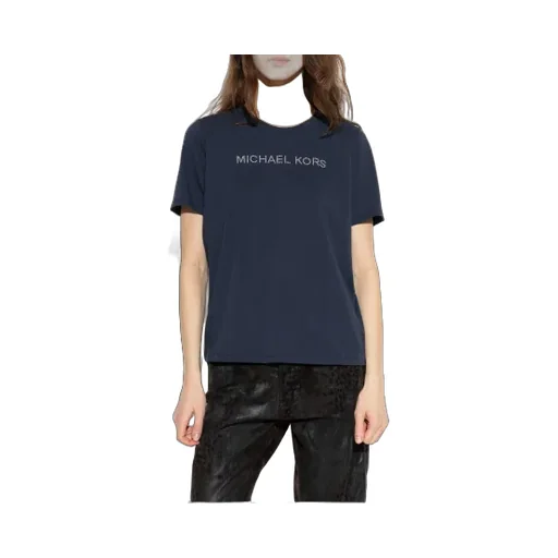 Michael Michael Kors Logo Embellished Crewneck T-Shirt