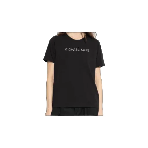 Michael Michael Kors Logo Embellished Crewneck T-Shirt