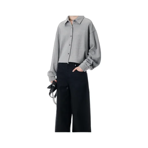 Buttoned Cropped Top