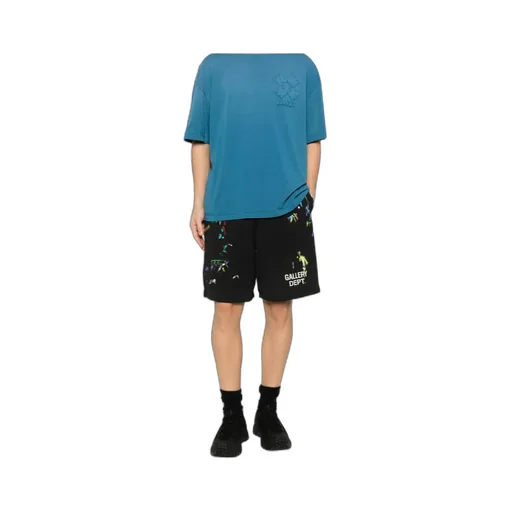 Gallery Dept. Paint-Splatter Mesh Shorts