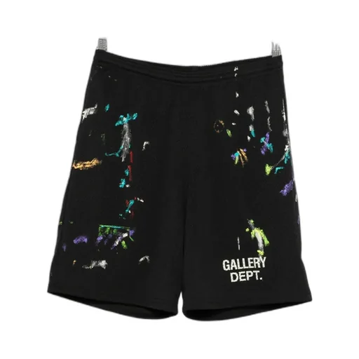 Gallery Dept. Paint-Splatter Mesh Shorts