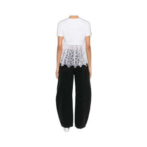 Short-Sleeved Patchwork T-Shirt