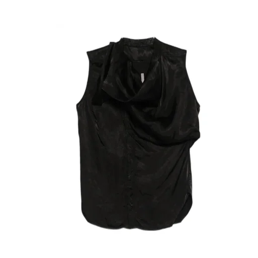 Draped Sleeveless Top