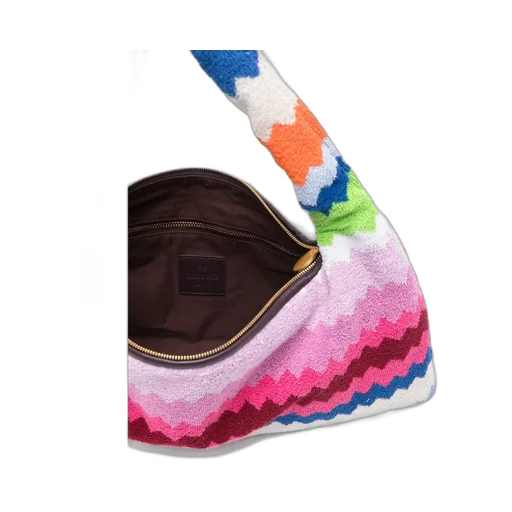 Zigzag Handle Tote Bag