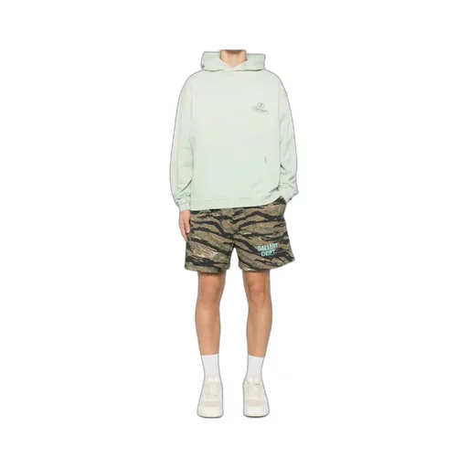 X Josué Thomas Elasticated Camouflage-Pattern Track Shorts