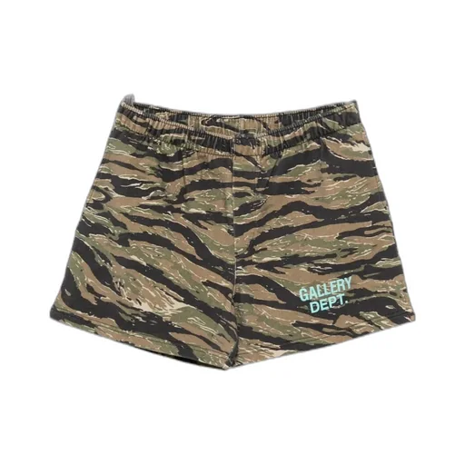 X Josué Thomas Elasticated Camouflage-Pattern Track Shorts