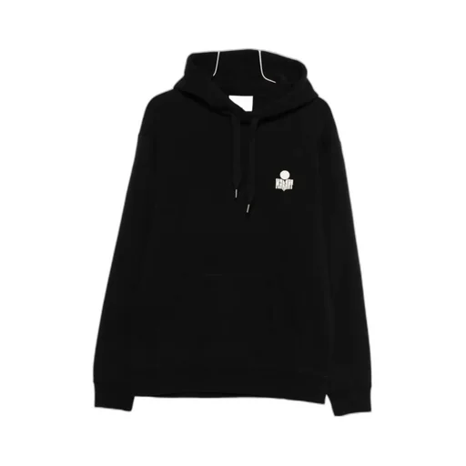 Matte Logo-Embroidered Hoodie