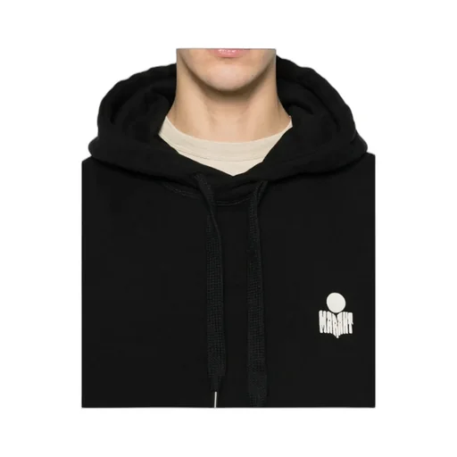 Matte Logo-Embroidered Hoodie