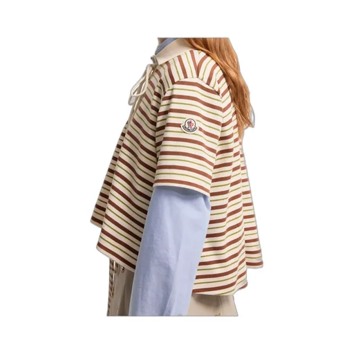 Moncler Striped Polo Shirt