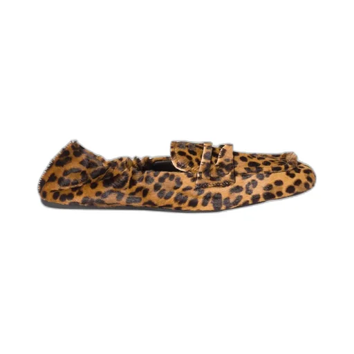 Ruches Printed Leather Loafers