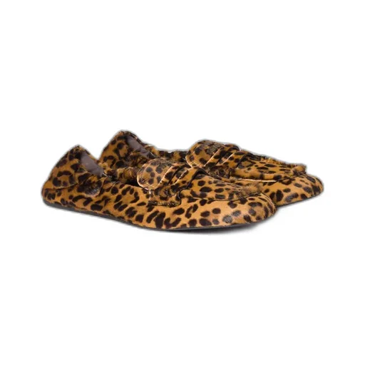Ruches Printed Leather Loafers