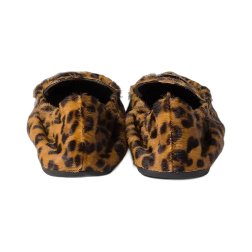 Ruches Printed Leather Loafers