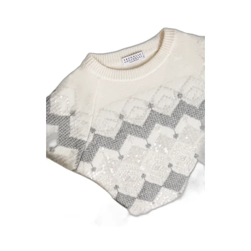 Jacquard Sequin Sweater